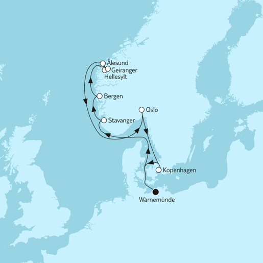 10 Nächte Norwegen mit Geirangerfjord<br>NEU: Zusatzreisen ins Nordland!