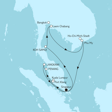Mein Schiff Asien Kreuzfahrten