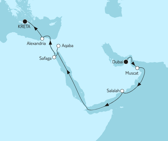 Mein Schiff Trans Suez Kreuzfahrten