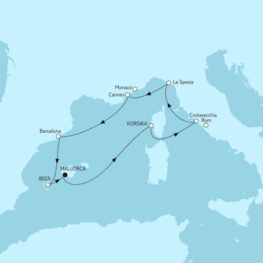 9 Nächte Westliches Mittelmeer mit Barcelona<br>NEU: Angebot der Woche bis 12.06.2023